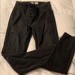 Free people lace up pants
